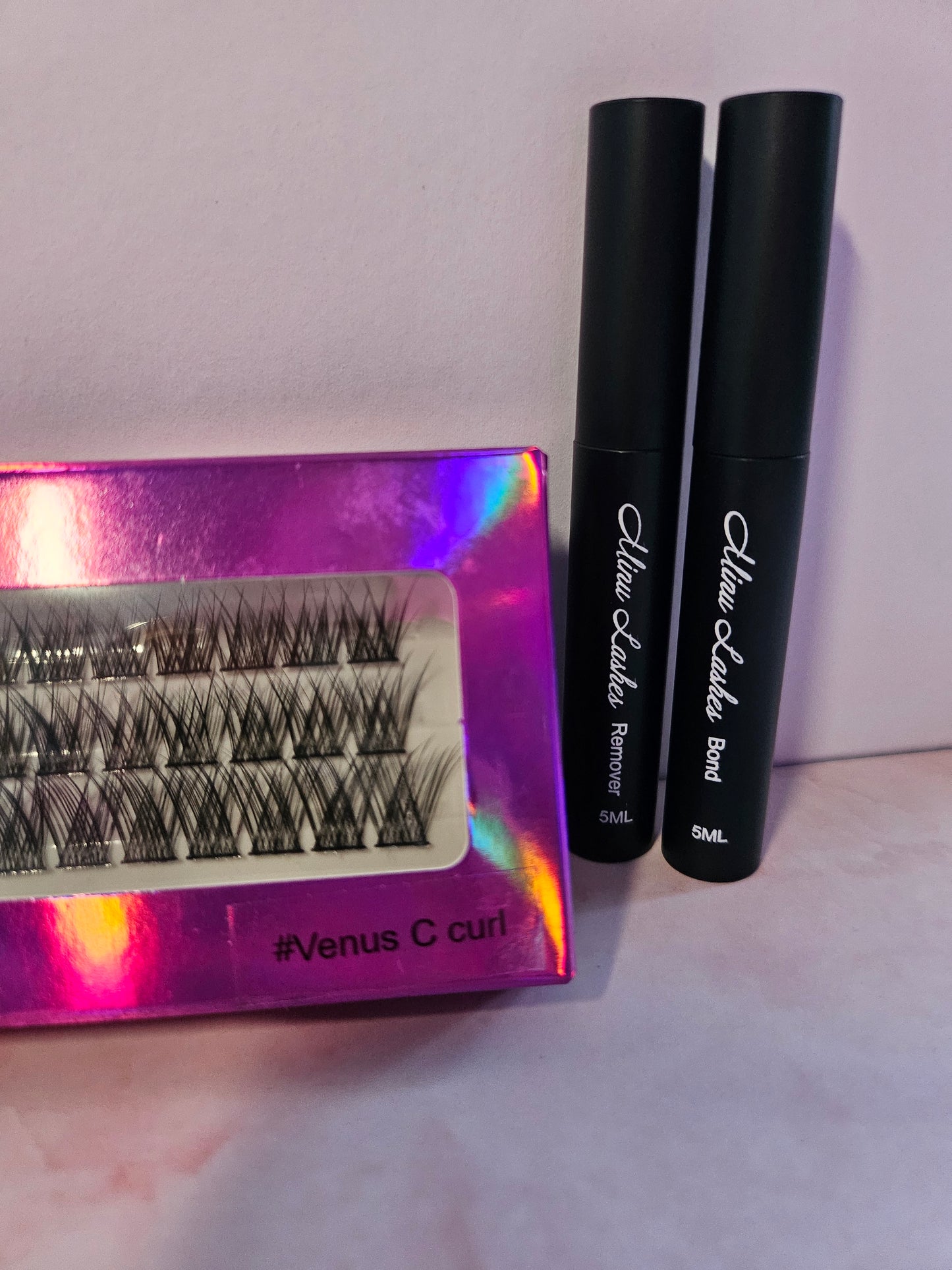 DIY Eyelash plastic case + bond and remover by MinuLashes