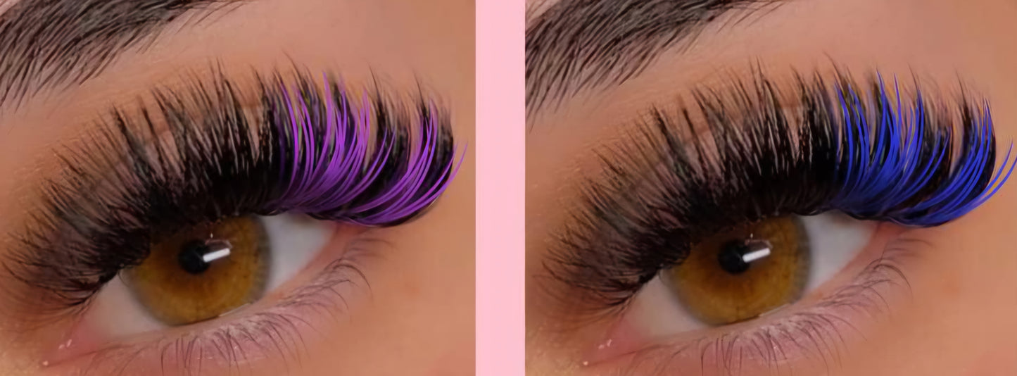 Colorful DIY Lashes by MinuLashes