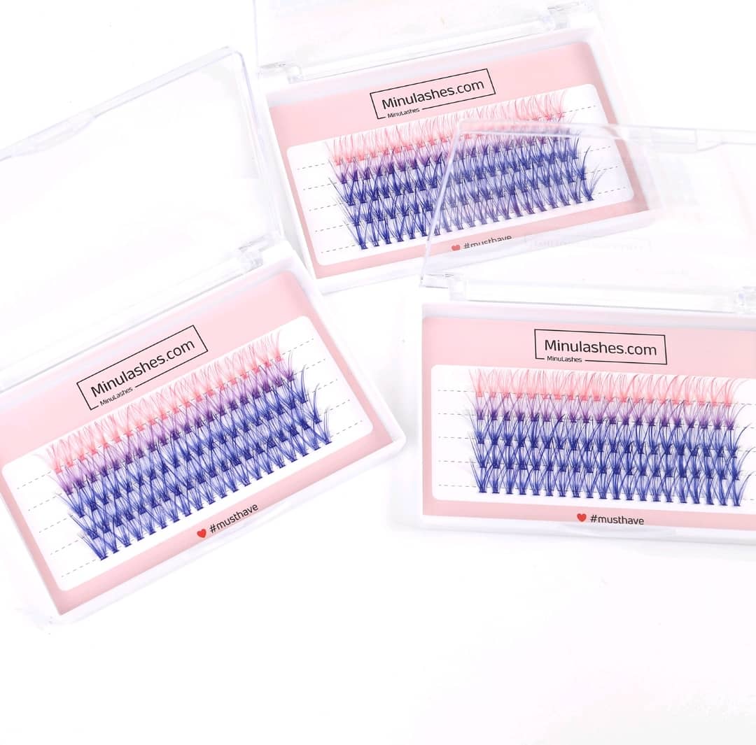 Colorful DIY Lashes by MinuLashes
