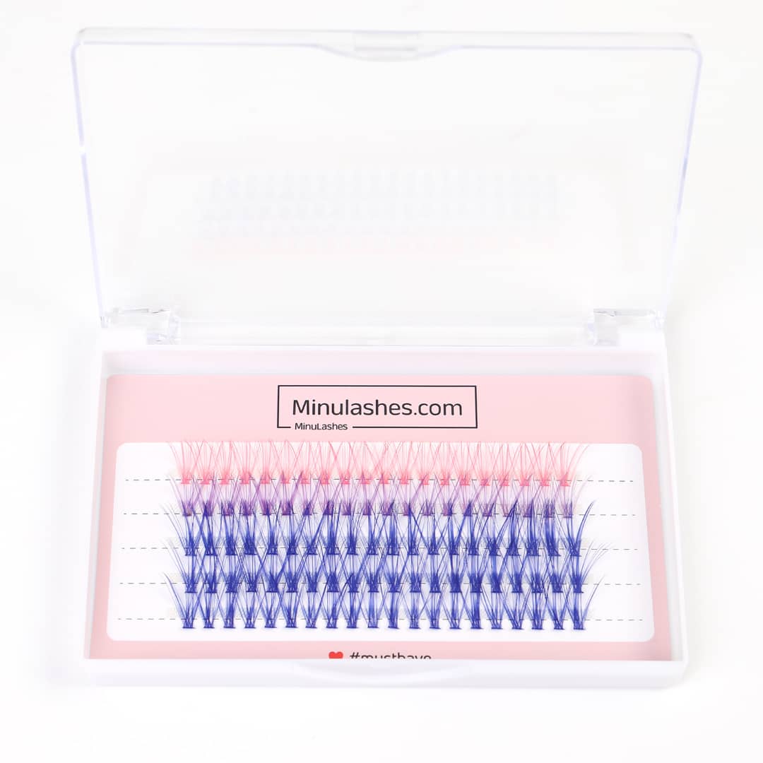Colorful DIY Lashes by MinuLashes