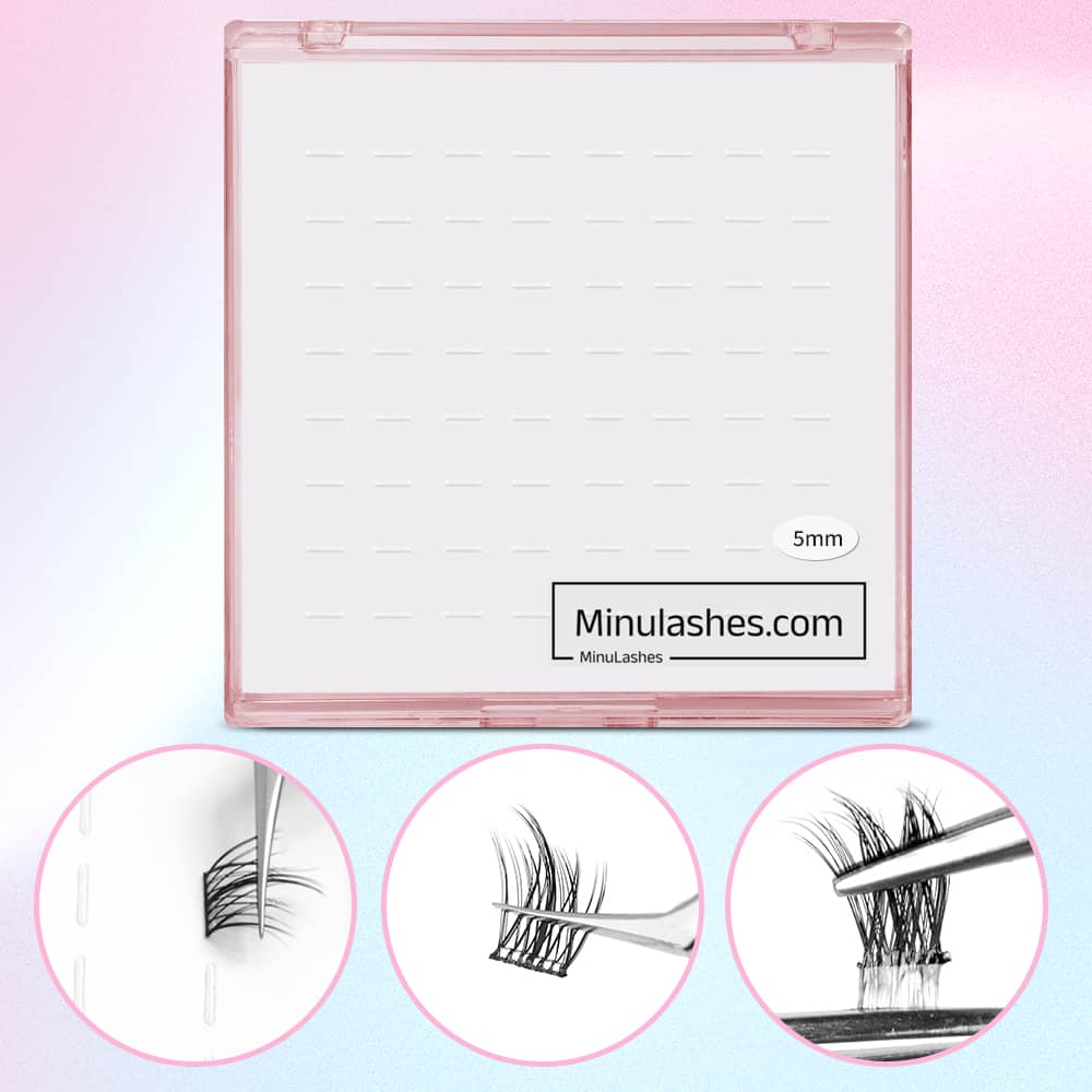 Introducing our Pre-cut Lash Adhesive Strips - press and go pre-glued lash strips!