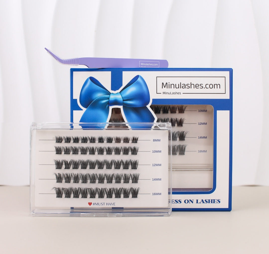 Pre glued lash kit by MinuLashes
