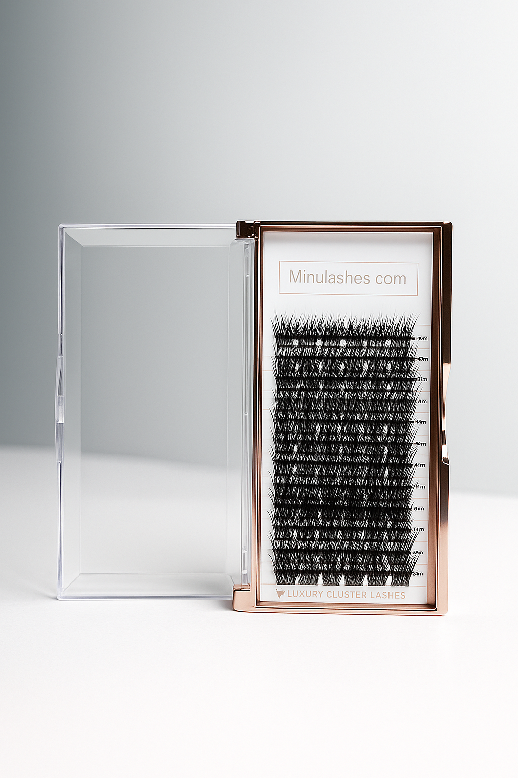 MinuLashes Venus Curl C – DIY Cluster Lashes 72 pcs | Soft & Delicate | Natural Everyday Look