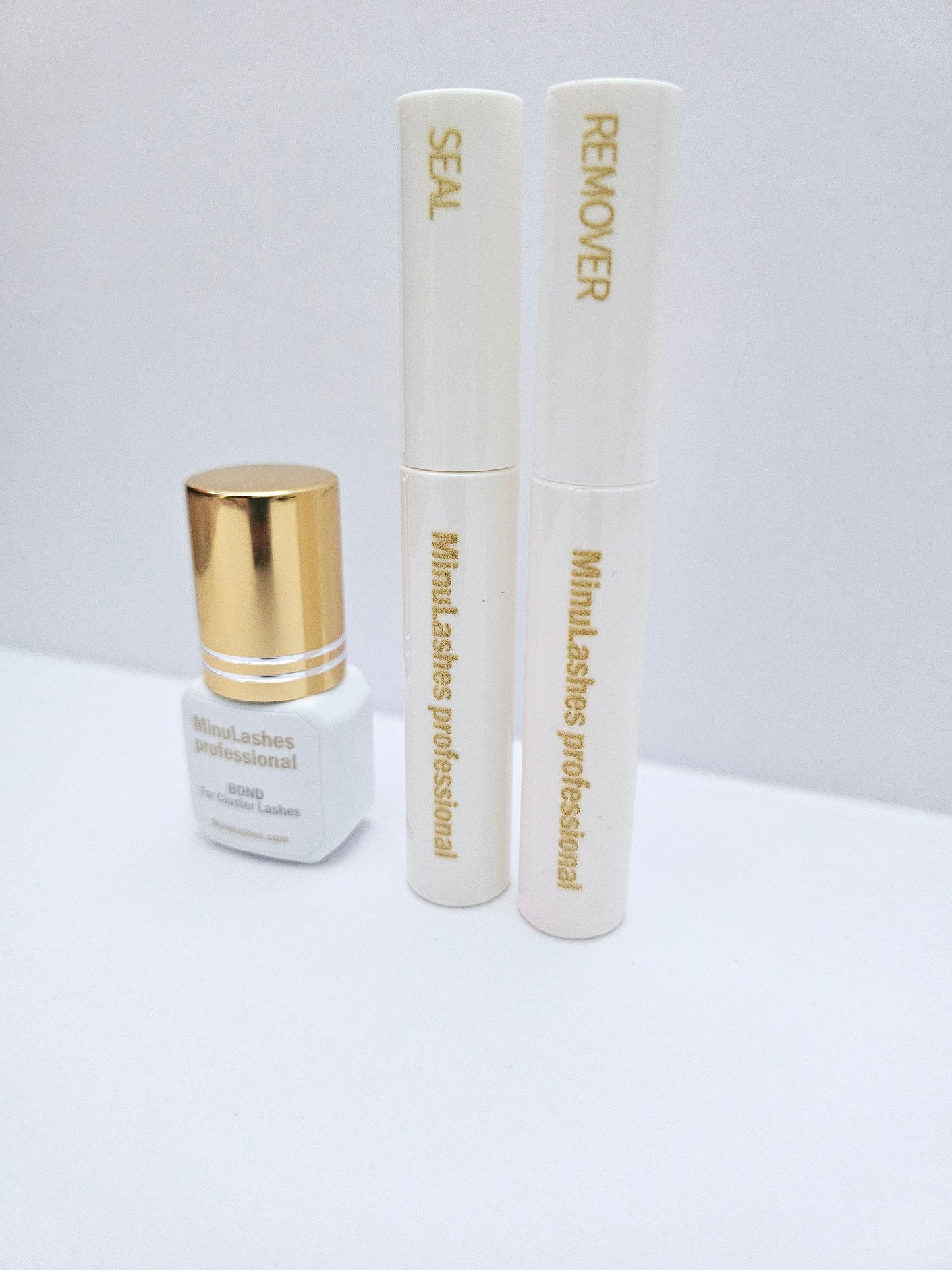 MinuLashes Professional Bond, Seal & Gel Remover Set