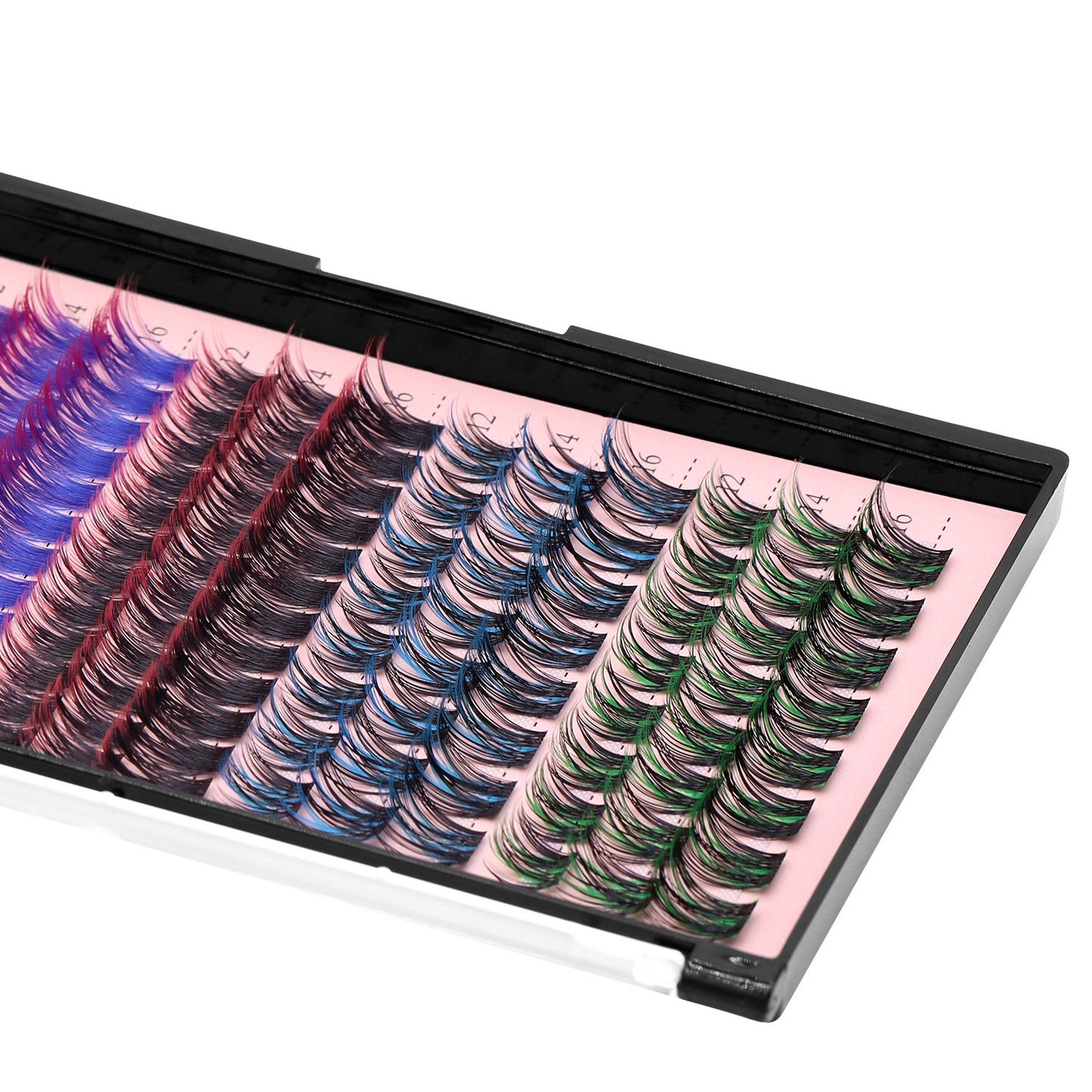 DIY Lash Clusters D-Curl Color Mix โ 4 Styles in One Pack by MinuLashes