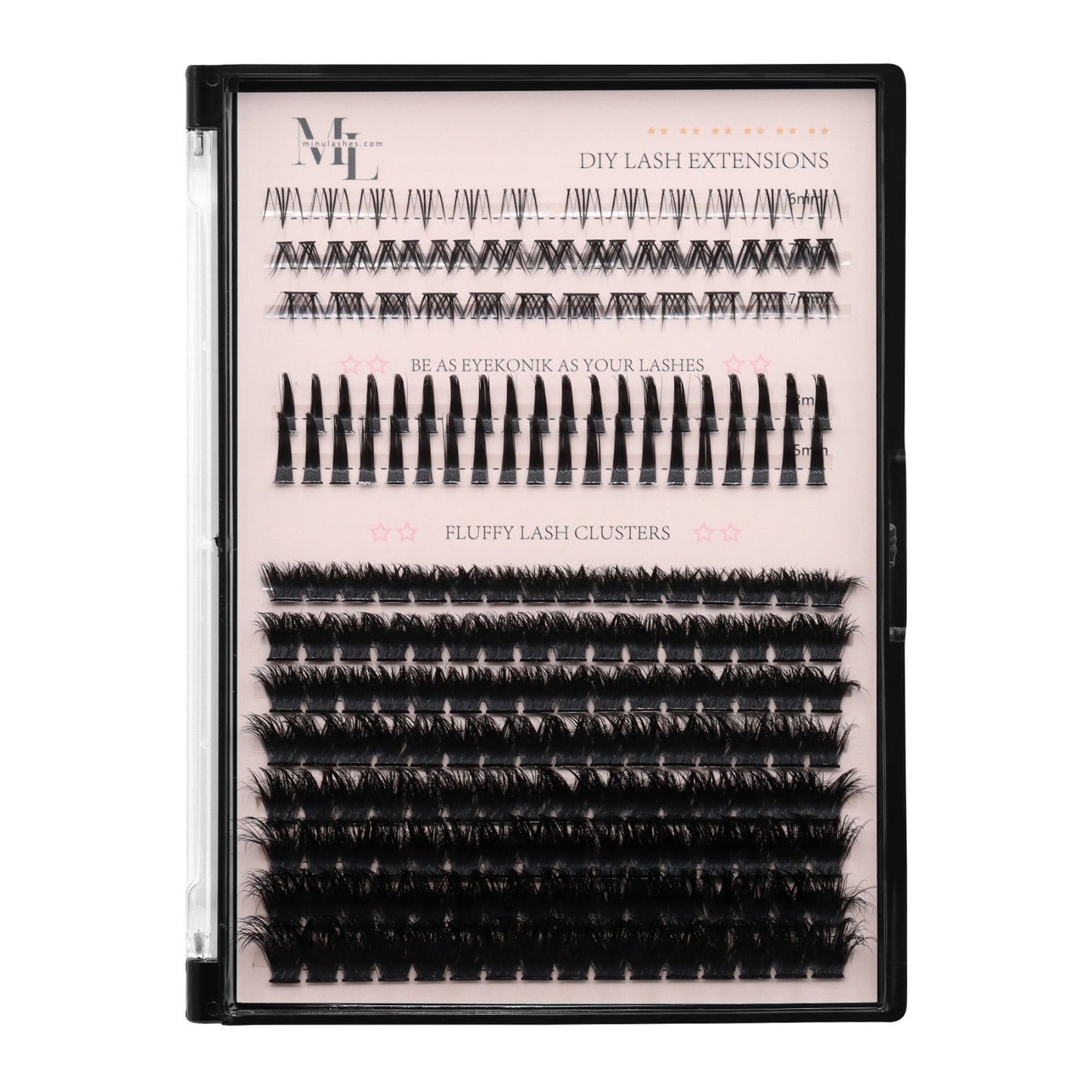 Sara Fluffy Lash Extensions  D Curl