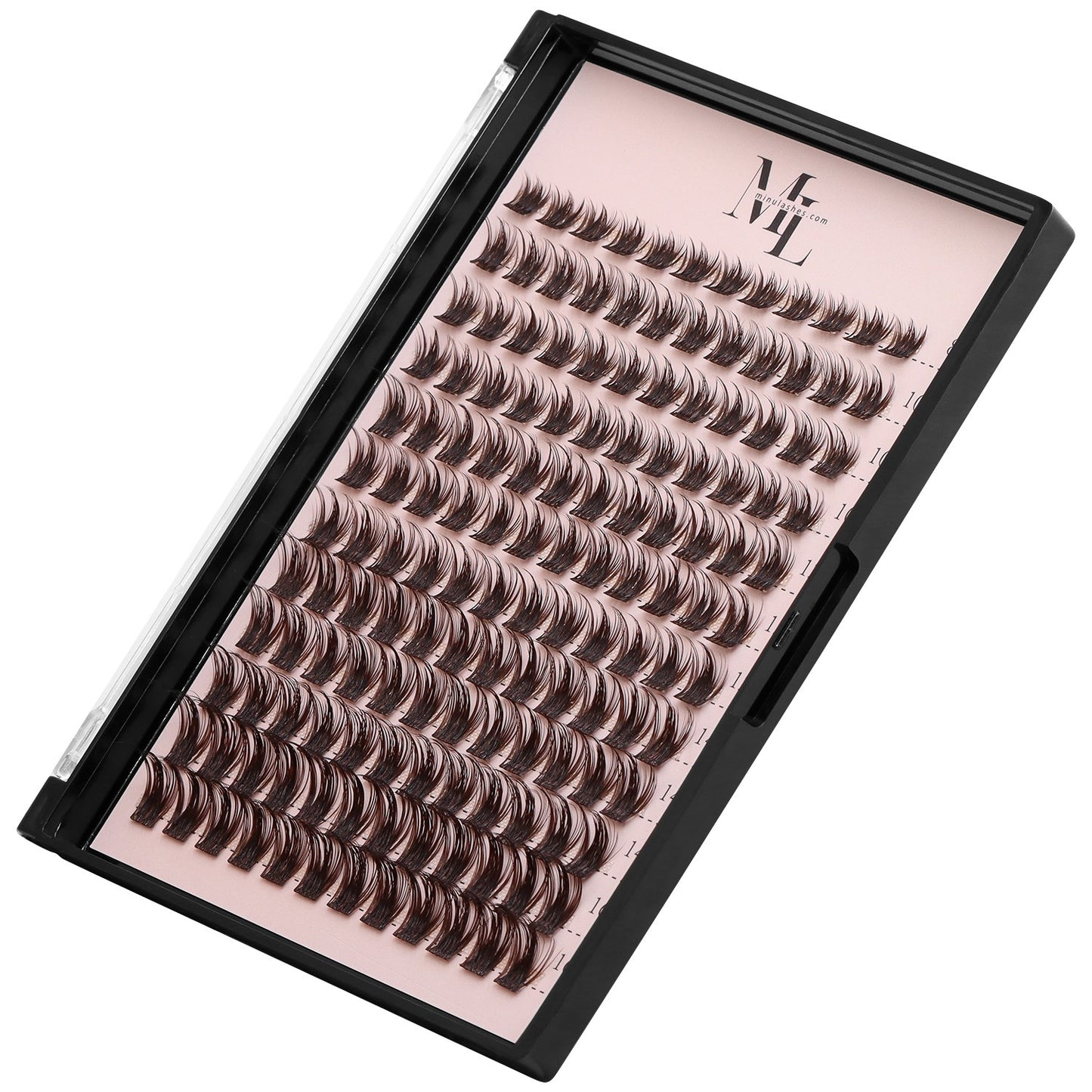 Lara Wispy Lash Extensions  D Curl Brown
