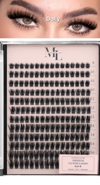 Dolly Wispy Lash Extensions  D Curl
