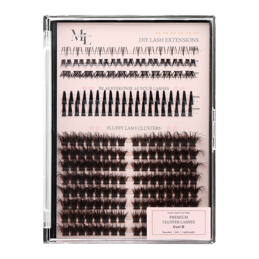 Drama Queen Fluffy Lash Extensions  D Curl – Dark Brown