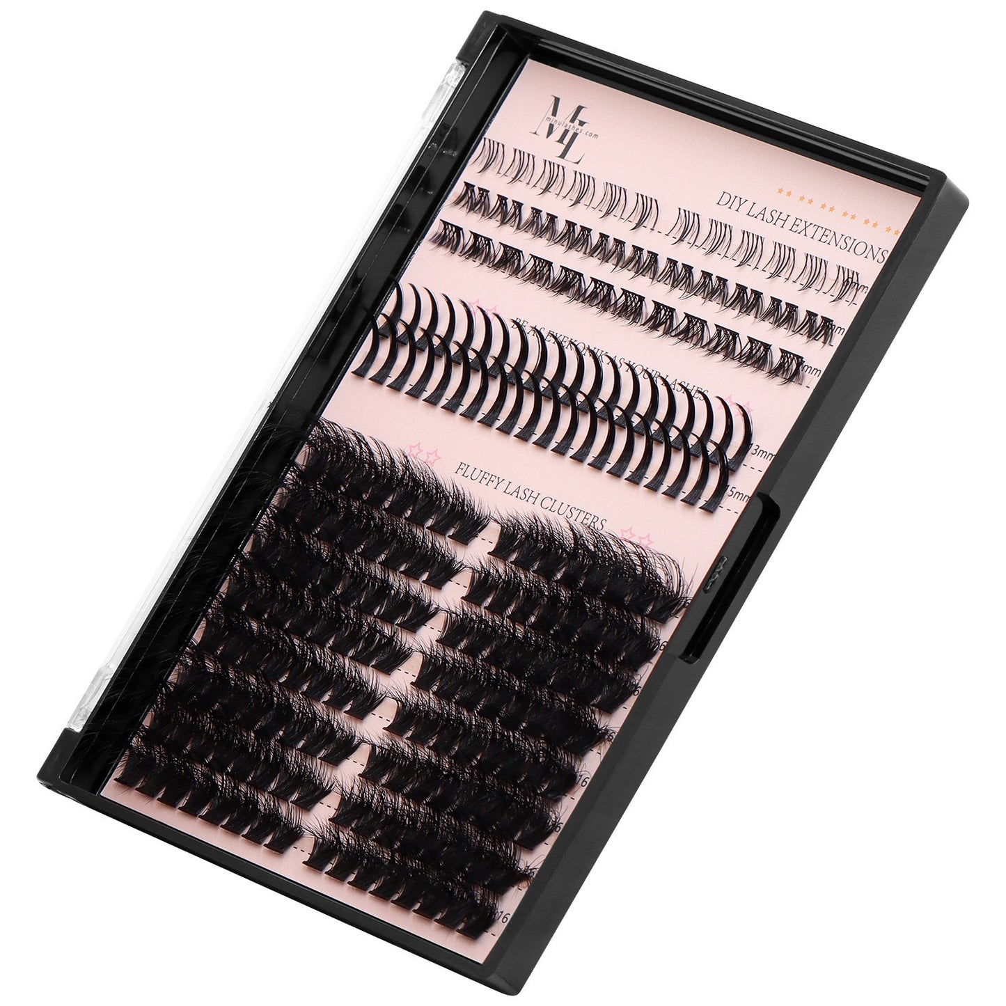 Drama Queen Fluffy Lash Extensions  D Curl – Black