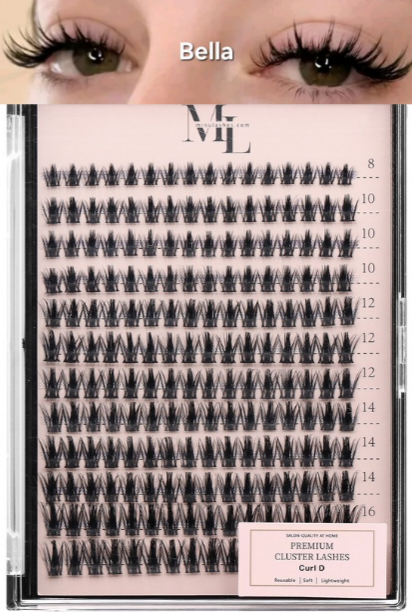 Bella Wispy Lash Extensions  C/D Curl