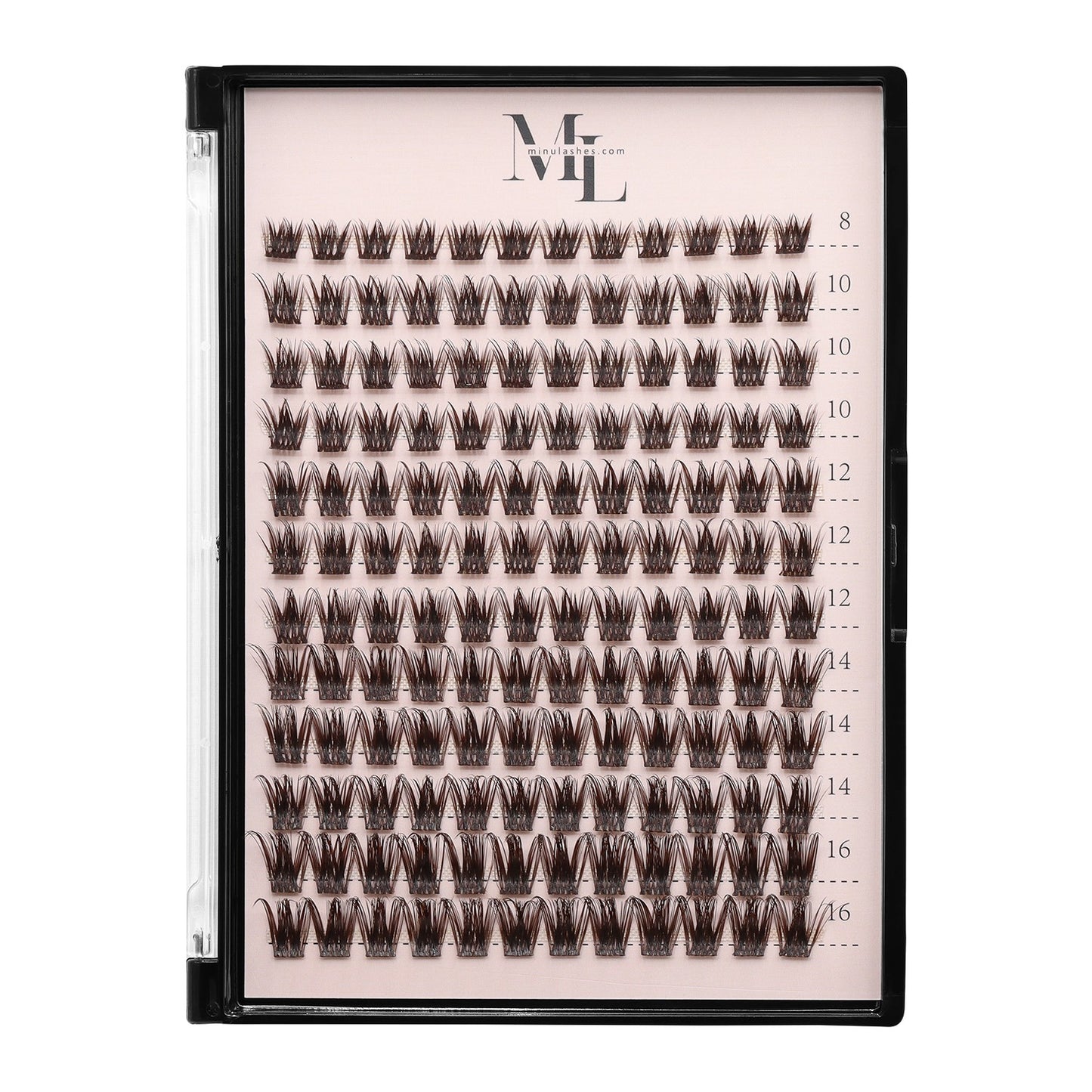 Lara Wispy Lash Extensions  D Curl Brown