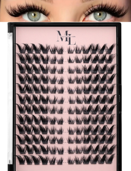 DIY Lash Clusters Foxy Curl D – Black
By MinuLashes