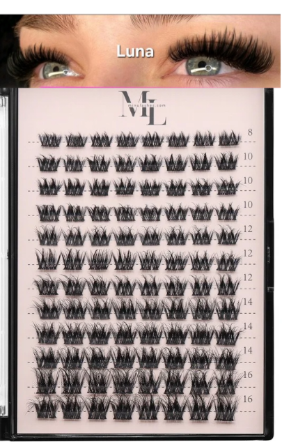 Luna Wispy Lash Extensions 8–16 mm D Curl