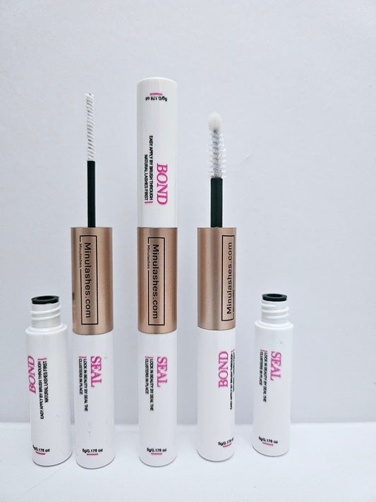 Bond & Seal – Invisible Lash Adhesive Duo (7–10 Days Hold)