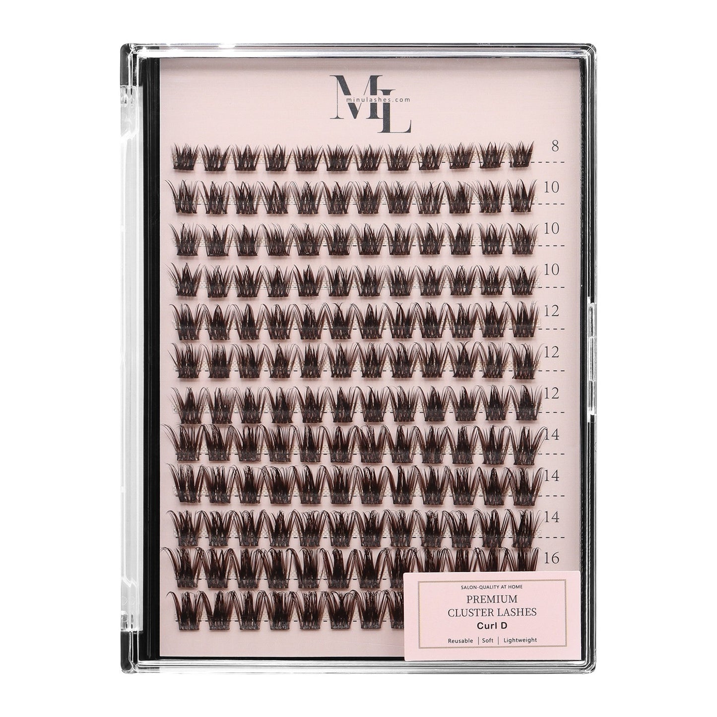 Lara Wispy Lash Extensions  D Curl Brown