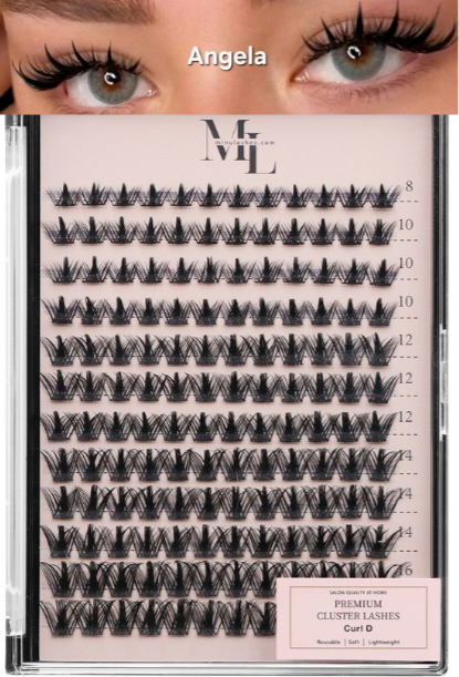 Angela Wispy Lash Extensions 8–16 mm D Curl