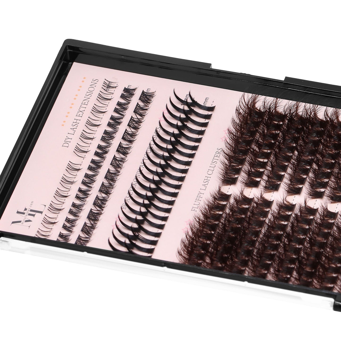 Drama Queen Fluffy Lash Extensions  D Curl – Dark Brown