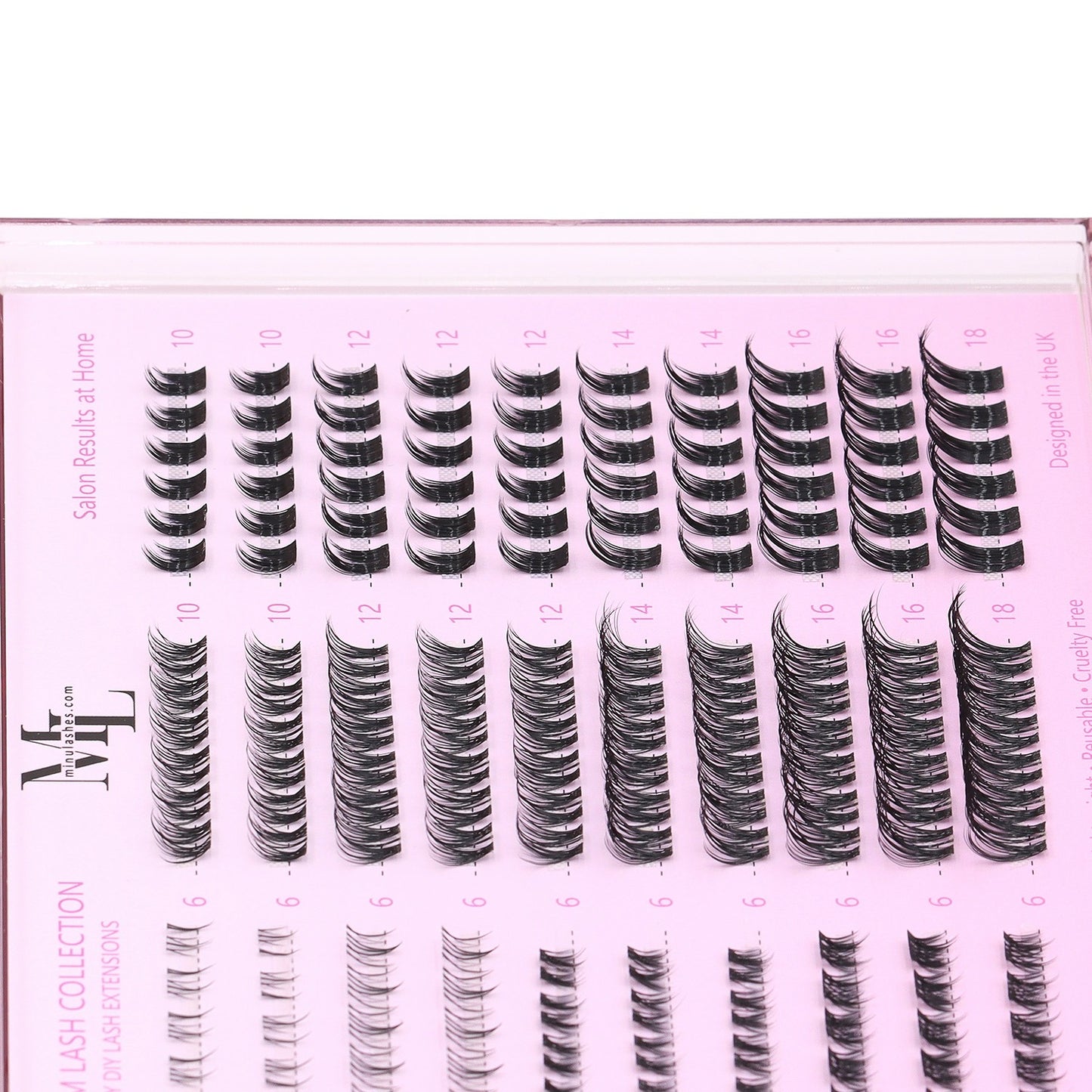 DIY Lash Clusters Only – Mixed Wispy Volume Lashes (No Bond & Seal)
Lash Style
Wispy • Volume • Custom Mapping
Lengths
10mm – 18mm (mixed)