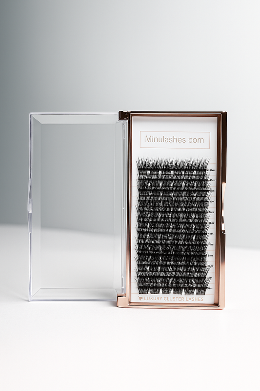 MinuLashes Venus Curl C – DIY Cluster Lashes 72 pcs | Soft & Delicate | Natural Everyday Look